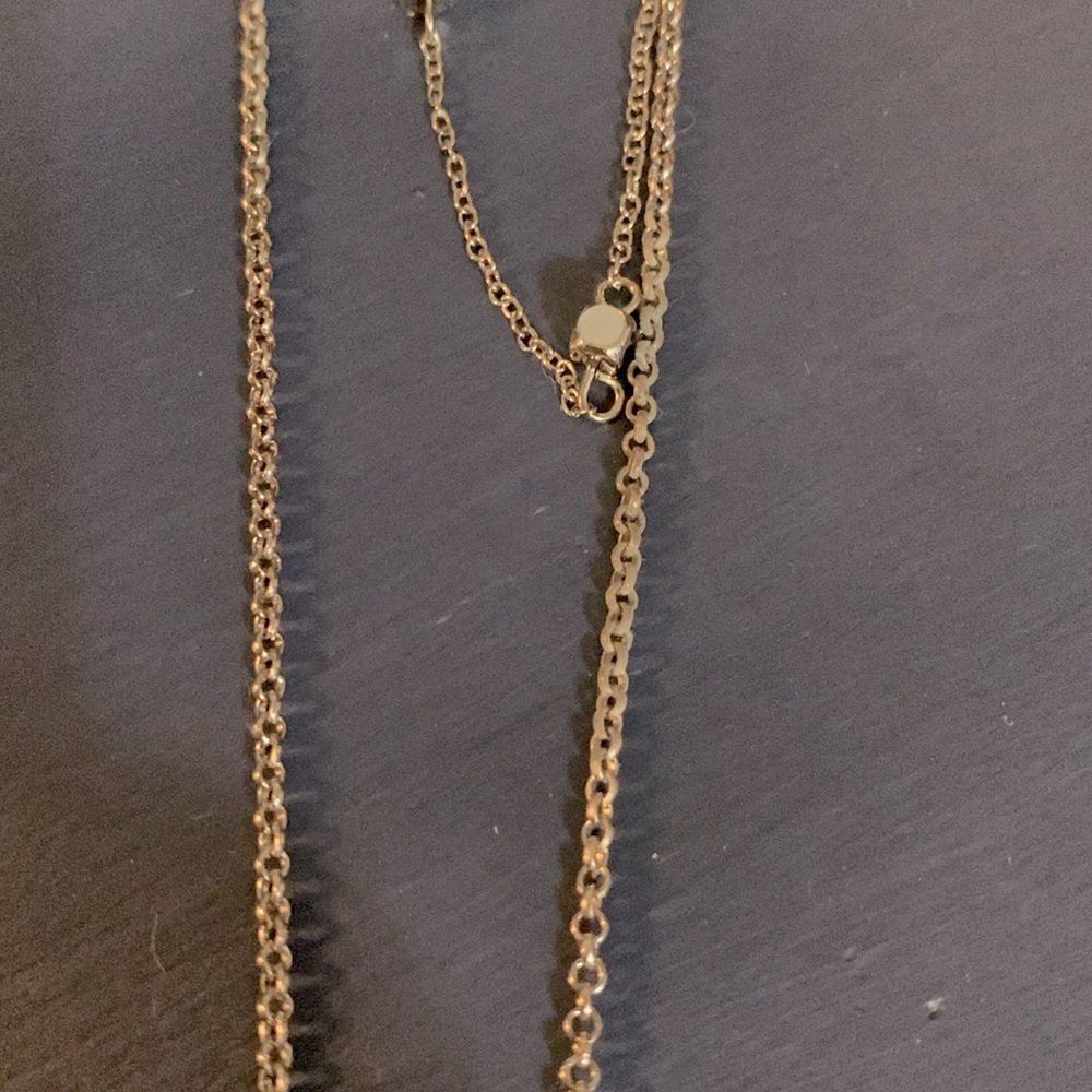 Paparazzi 40 inches silver and red necklace. Never worn. - Picture 5 of 5